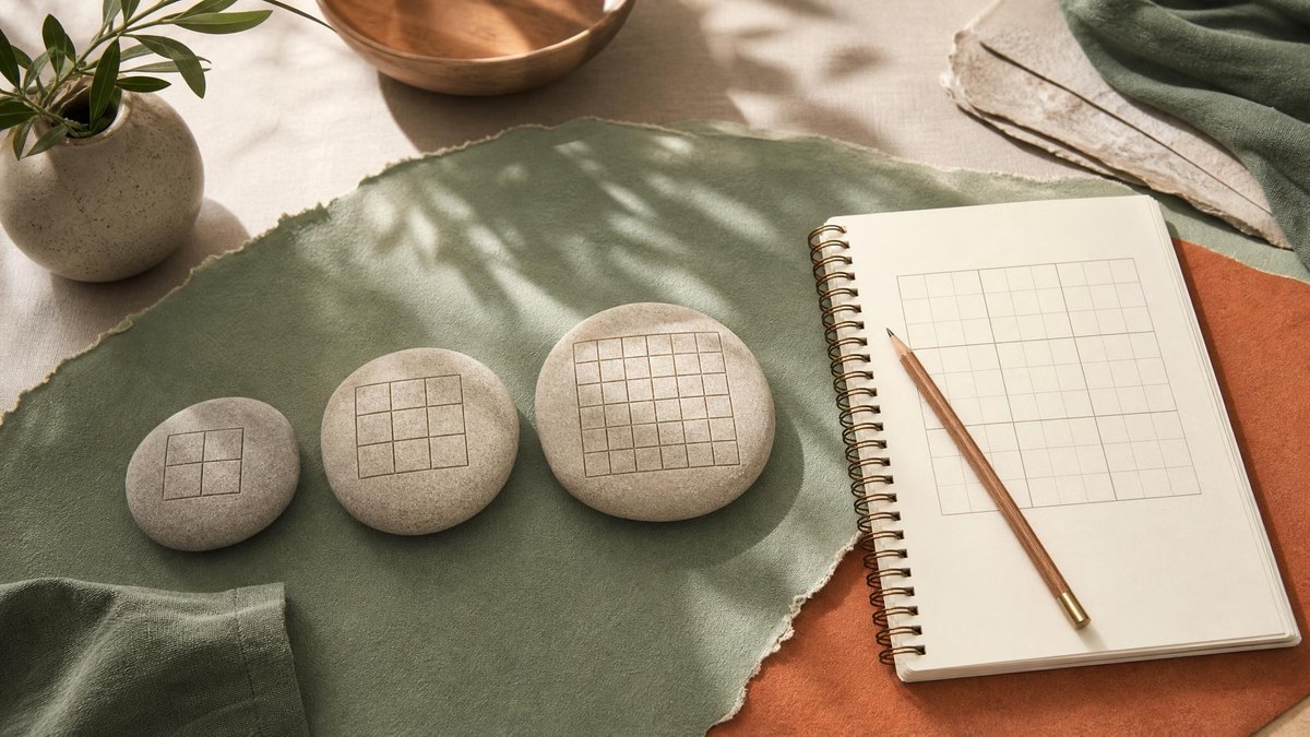A calm editorial still life for Progressive Sudoku Hints: A Better Way to Get Unstuck